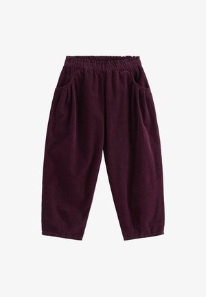 Lindex, LINDEX LOOSE FIT TROUSERS IN CORDUROY LINDEX - Bukser - dark lilac