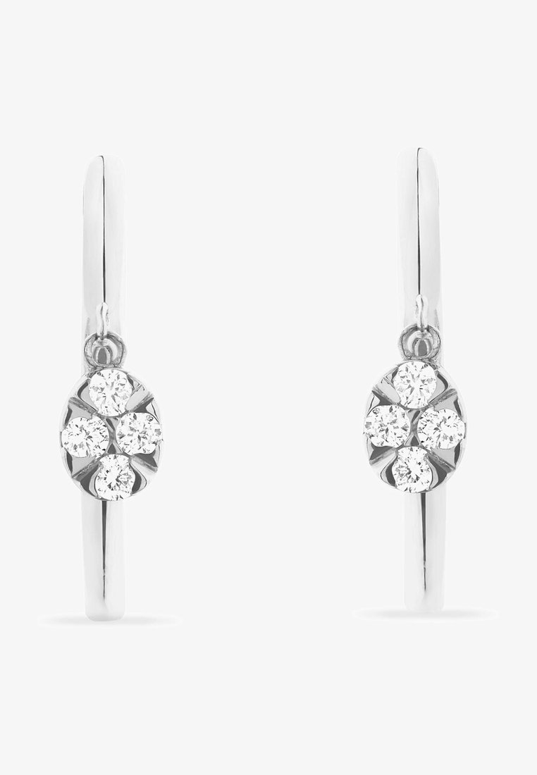 CHRIST DIAMANT Ohrringe weißgoldfarben/silberfarben Zalando