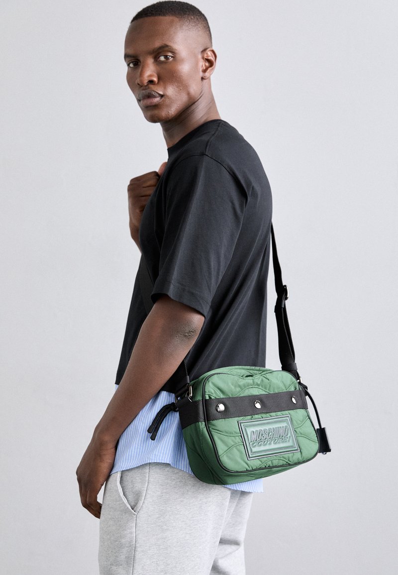 MOSCHINO BORSA TRACOLLA - Cross body bag - fantasia verde