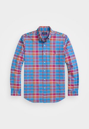 Polo Ralph Lauren CUSTOM FIT PLAID OXFORD SHIRT - Button down-skjorte - 6600 blue berry multi