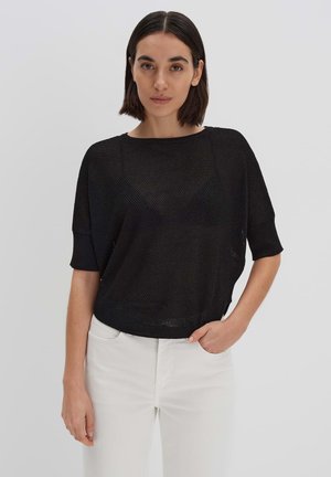 TELANOR - T-shirt basic - black