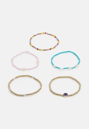 PCOLIVIA BRACELET 5 PACK - Bracelet - gold-coloured/multi-coloured