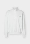 OVERSIZED HALF ZIP - Φούτερ - ultra light grey melange