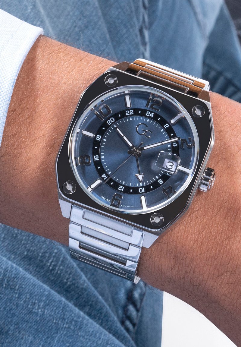 Gc Watches GC AIRBORNE - Karóra - silver coloured