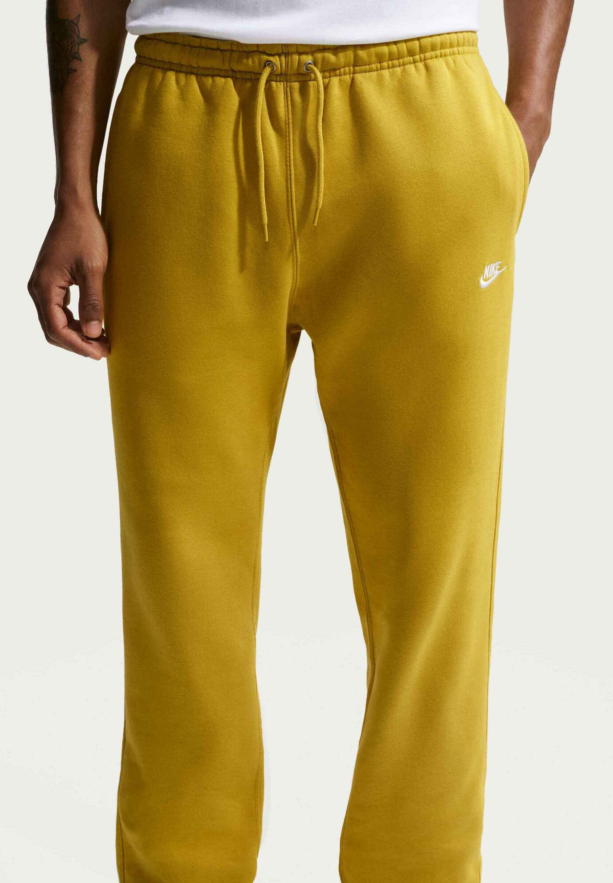 mens yellow nike sweatpants
