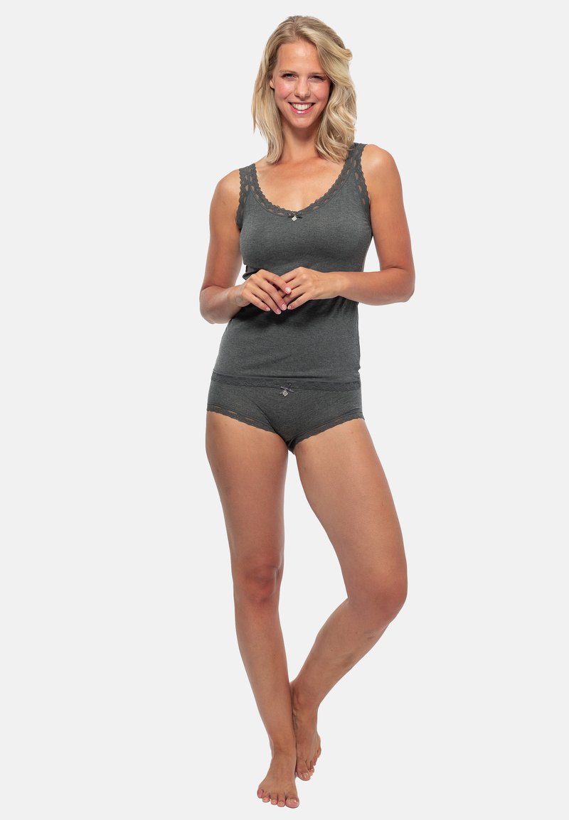 Nina von C. 2 PACK - Undershirt - dark grey