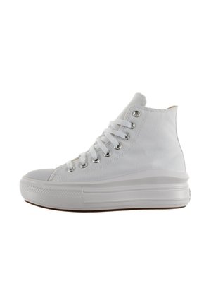 Converse CHUCK TAYLOR ALL STAR MOVE PLATFORM - Zapatillas altas - white/natural ivory/black