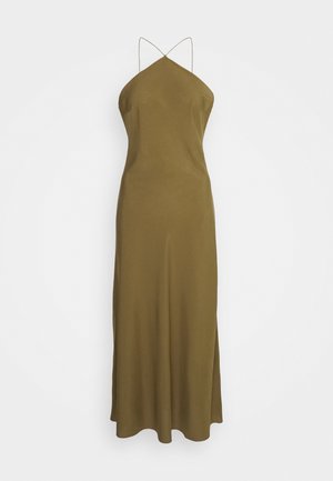 EXCLUSIVE VALERIE HALTER LONG DRESS - Cocktailjurk - olive