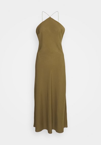 DESIGNERS REMIX EXCLUSIVE VALERIE HALTER LONG DRESS - Cocktail φόρεμα / Φόρεμα για πάρτι - olive