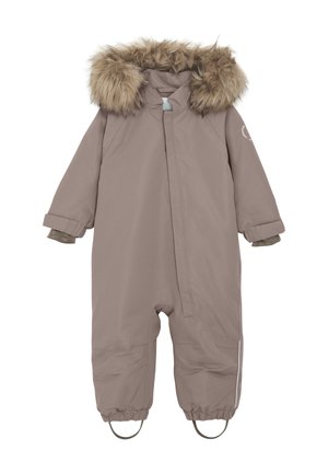 EN FANT BABY SNOWSUIT W. FAKE FUR - Overall - pine bark