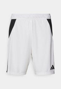 TIRO - Korte broeken - white/black