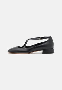 Escarpins A.Bocca Two For Love Taille 39 - Céleste, Talon Bloc Moyen, Cuir Italien Fait Main