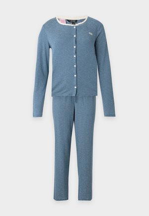 Lauren Ralph Lauren, BUTTON DOWN ANKLE PANT - Комплект пижама - dark blue