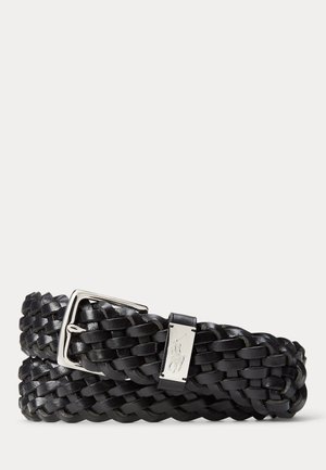 Polo Ralph Lauren, BRAIDED LEATHER BELT - Cinturón - black