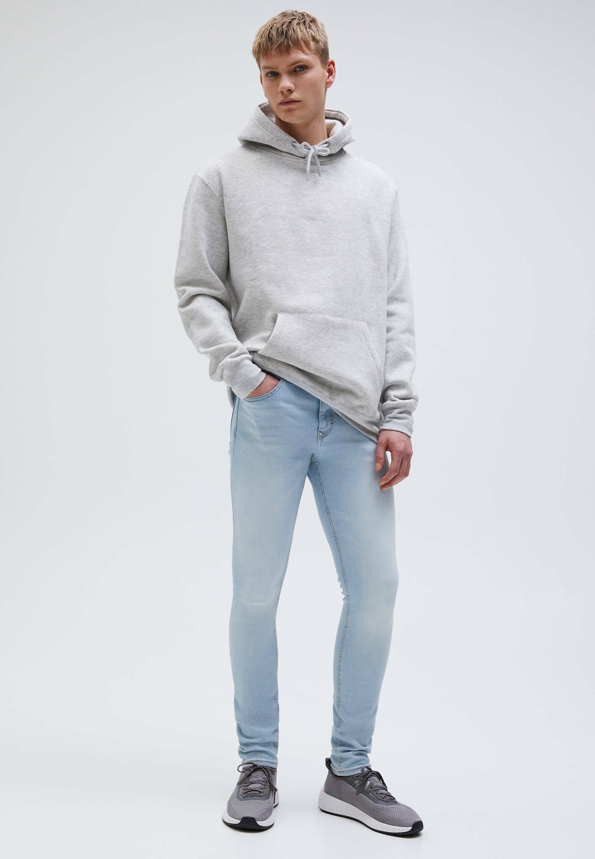 Herren SUPERSKINNY-BLEACH-LOOK - Jeans Skinny Fit Herren SUPERSKINNY-BLEACH-LOOK - Jeans Skinny Fit