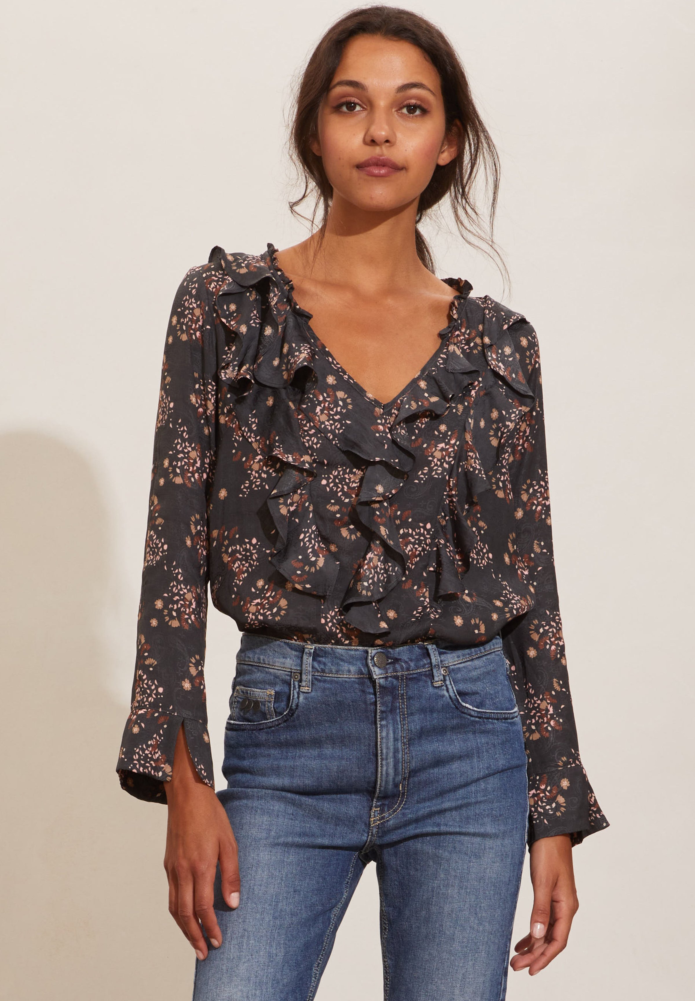 Odd Molly KIERA - Blouse - asphalt/donkergrijs - Zalando.nl