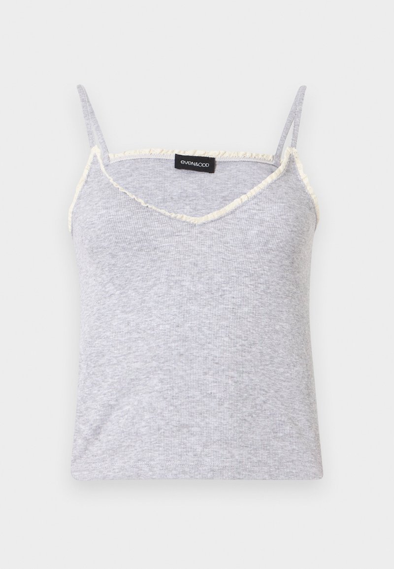 Even&Odd Top lichtgrijs gemêleerd Even&Odd Top lichtgrijs gemêleerd