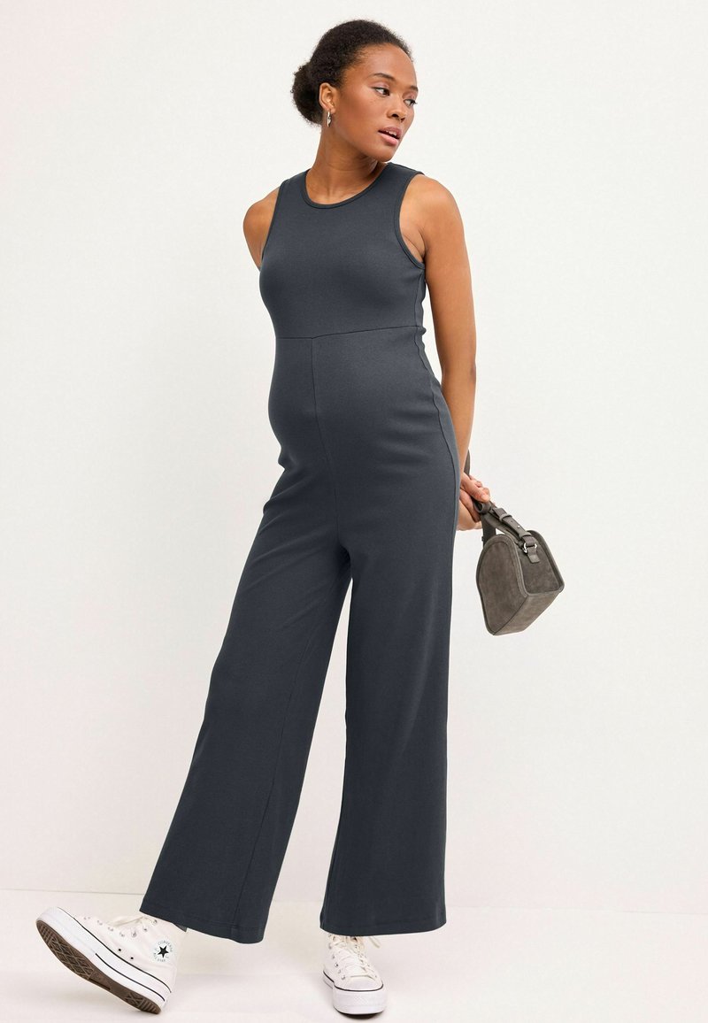 Next - WIDE LEG-REGULAR FIT - Jumpsuit - charcoal grey, Vergroten