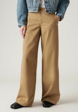 Pantalon classique - mottled beige