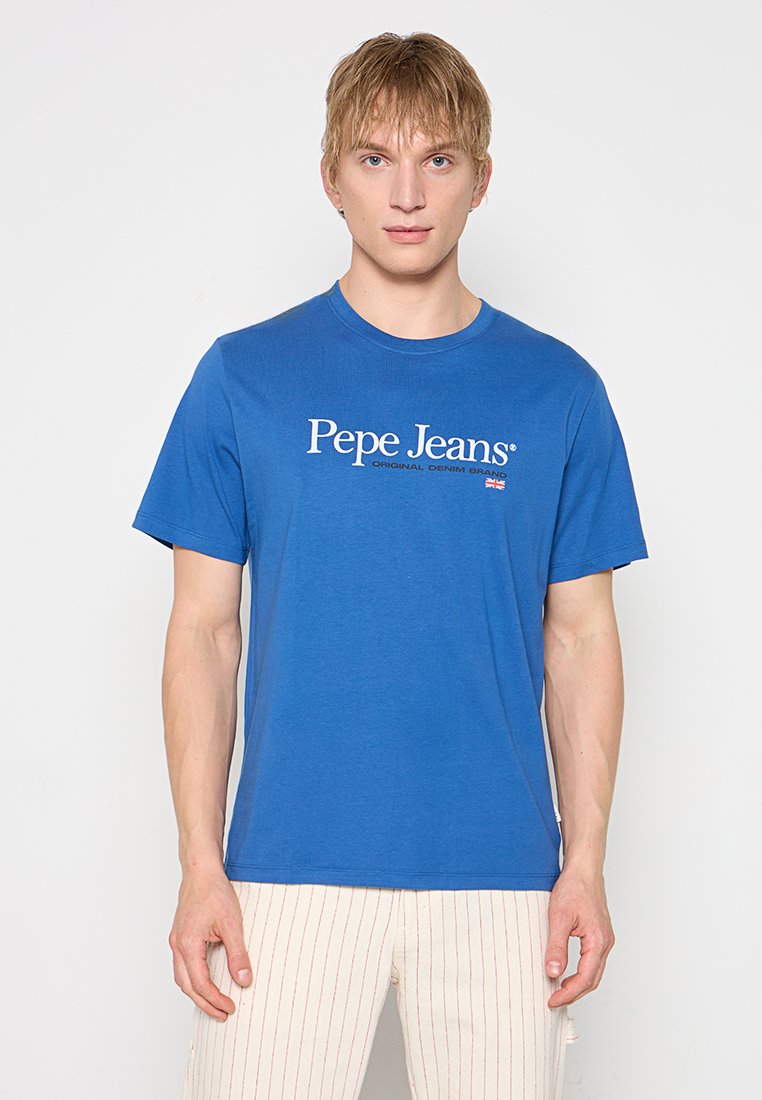 Pepe Jeans T-shirt print blauw