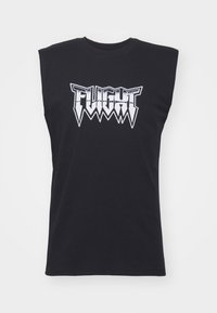 GRAPHIC SLEEVELESS CREW - Top - black/white