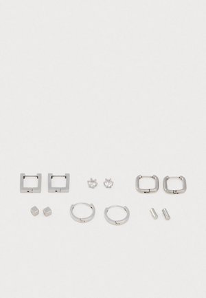 Pier One UNISEX SET - Øreringe - silver-coloured