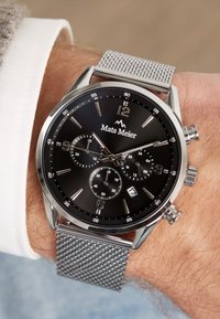 Mats Meier Montre à aiguilles - silber farbend