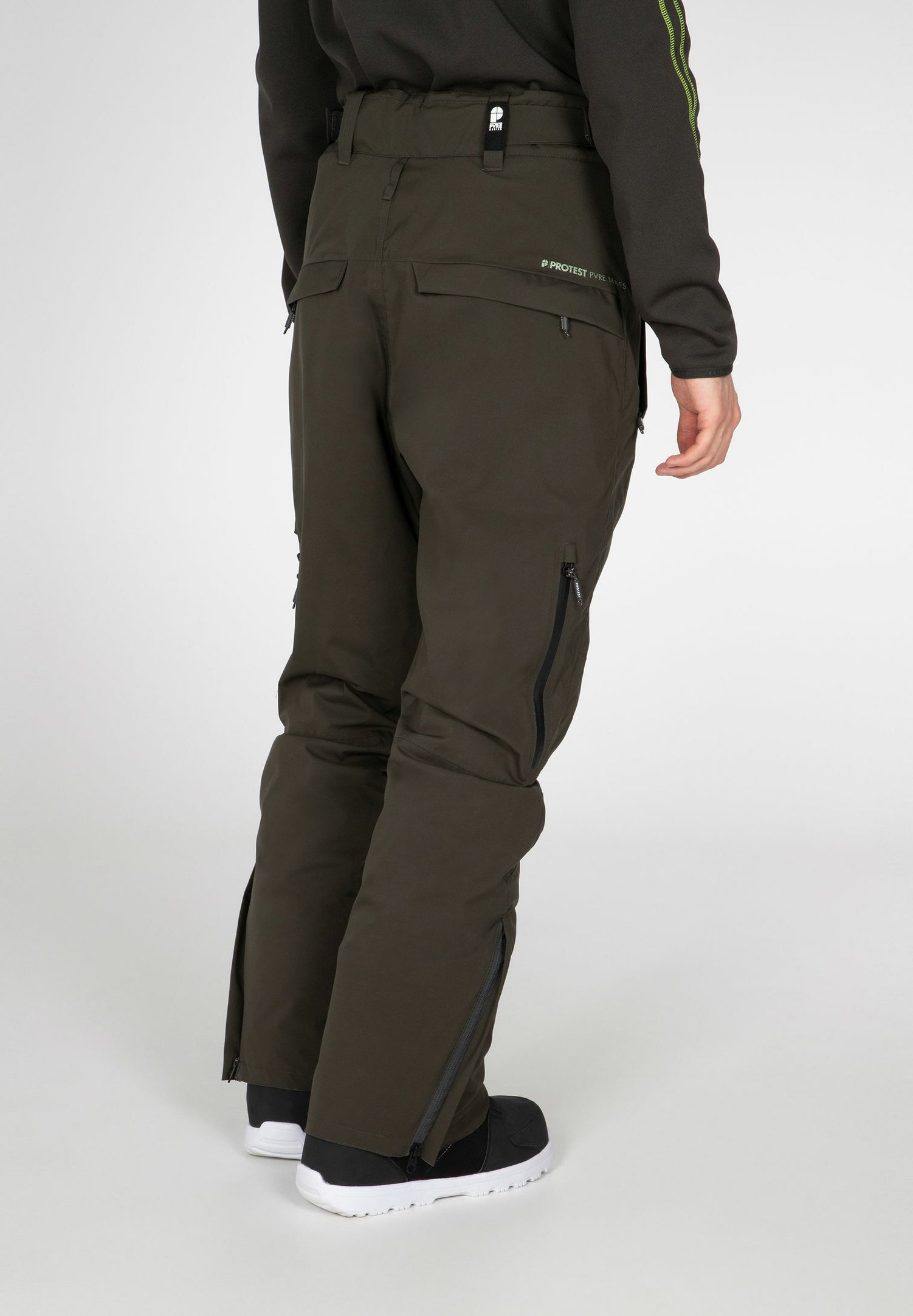 Protest MIIKKA - Pantaloni da neve - swamped/marrone - Zalando.it