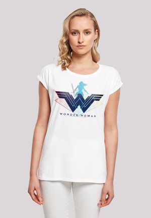 DC COMICS WARRIOR LOGO - Print T-shirt - white