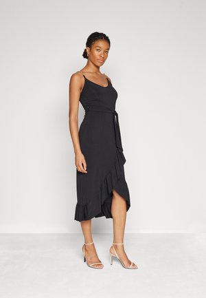 WAL G. ADELE STRAP SLINKY MIDI - Φόρεμα ημέρας - black