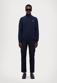 PS Paul Smith ROLL NECK SWEATER  - Stickad tröja - dark blue