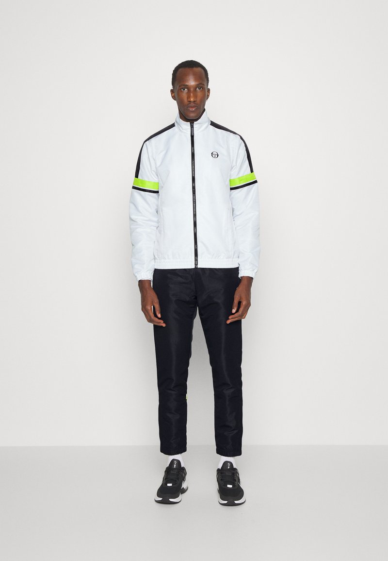 Sergio Tacchini CRYO TRACKSUIT SET - Treniņtērps - white/lime green