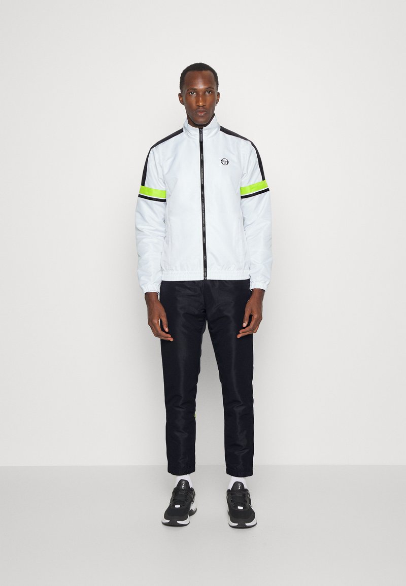 Sergio Tacchini - CRYO TRACKSUIT SET - Chándal - white/lime green, Ampliar