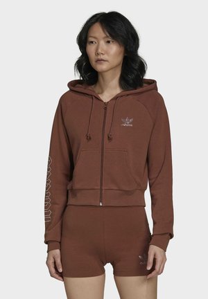 adidas Originals Sweat zippé - brown