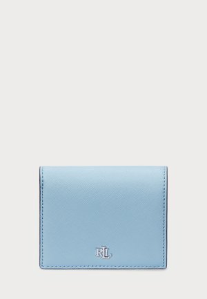 CROSSHATCH LEATHER COMPACT WALLET - Wallet - sky blue