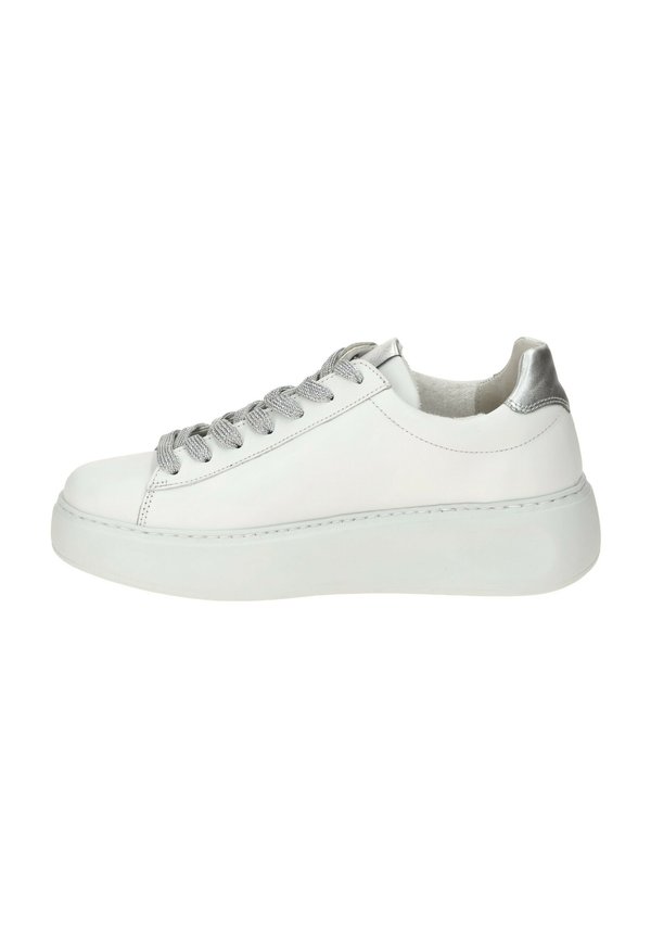 Sneaker low - weiss silber