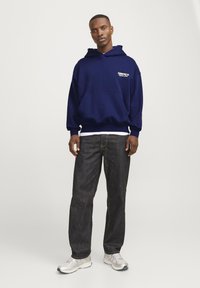 Jack & Jones JORROXBURY BACK - Jersey con capucha - ocean cavern
