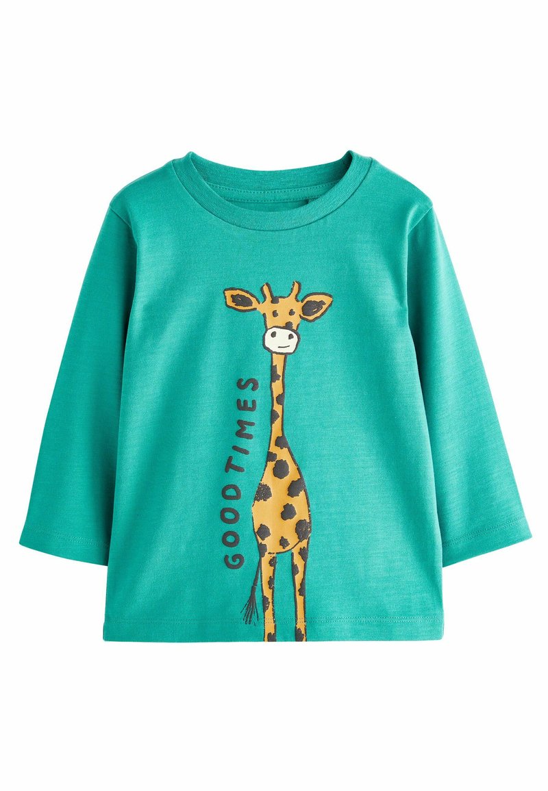 Next CHARACTER STANDARD - Langærmet T-shirt - teal blue giraffe