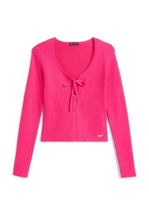 Tommy Jeans, Chaqueta de punto - bright cerise pink
