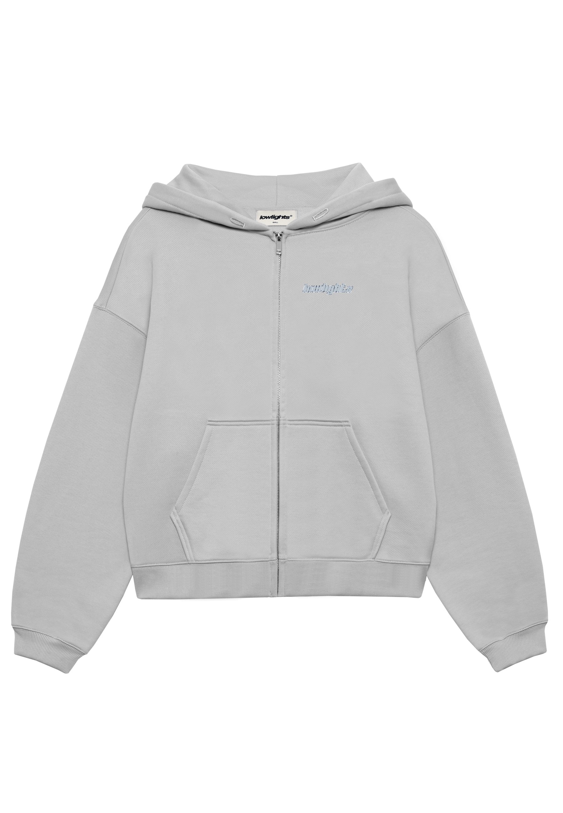LOW LIGHTS STUDIOS® SANDED LOGO ZIPPER HOODIE - Zip-up sweatshirt