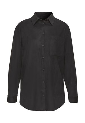 Hemdbluse - schwarz