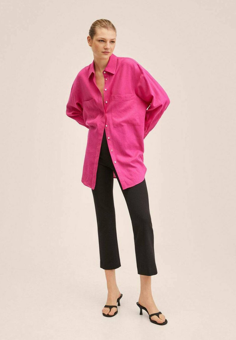 Damen Hemdblusen | Mango WORK Hemdbluse pink - QB48276 Damen Hemdblusen | Mango WORK Hemdbluse pink - QB48276