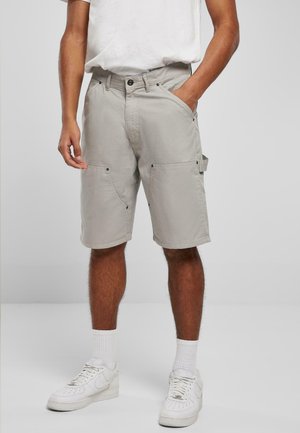 Urban Classics DOUBLE KNEE CARPENTER - Shorts - lightasphalt