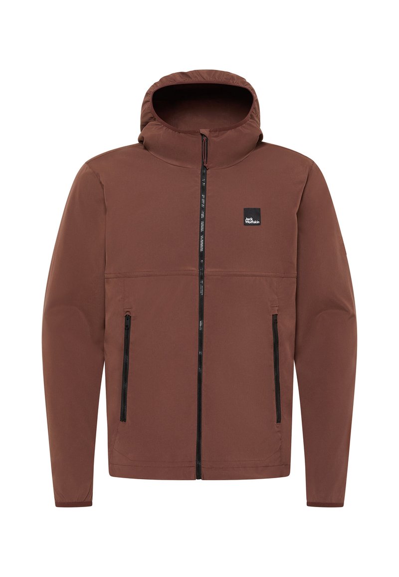 Jack Wolfskin TERRACADE - Windbreaker - dark rust/dunkelrot - Zalando