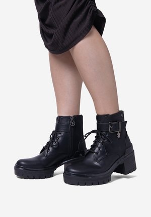 HALEY001 - Lace-up ankle boots - nero