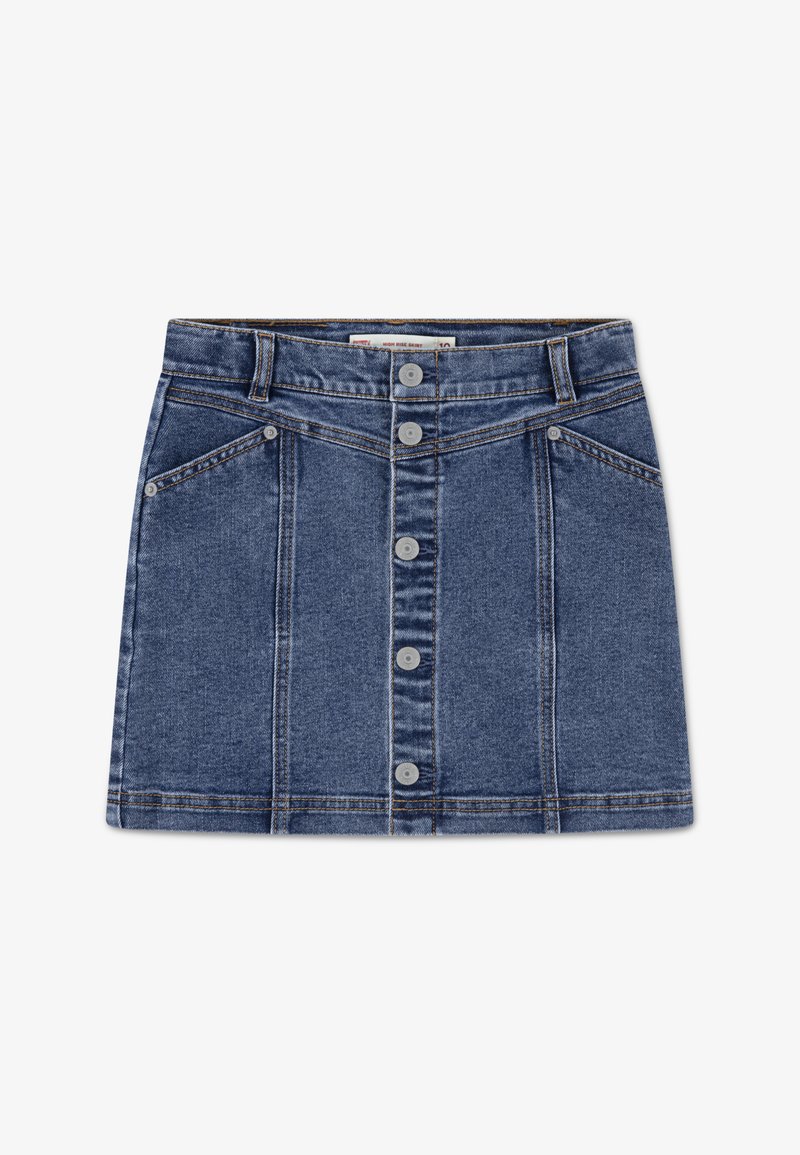 Levi's® BUTTON FRONT SKIRT - Falda vaquera - rodeo