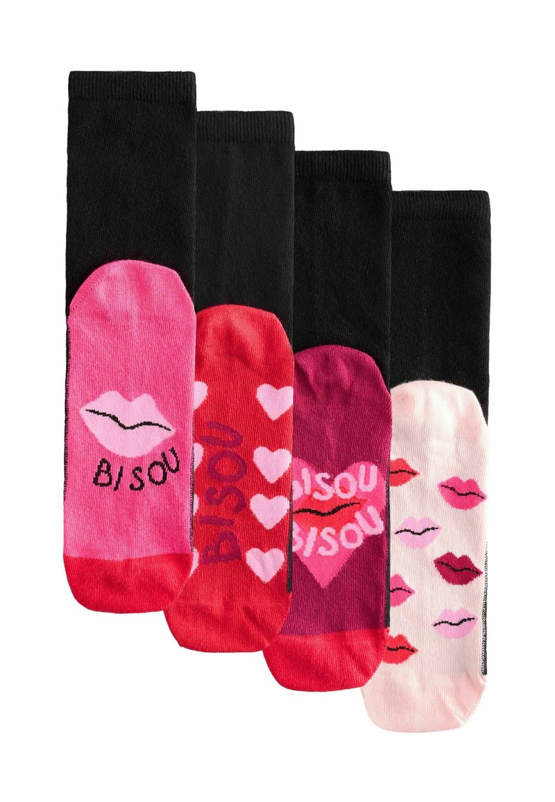 Next 4 PACK - Čarape - bisou slogan