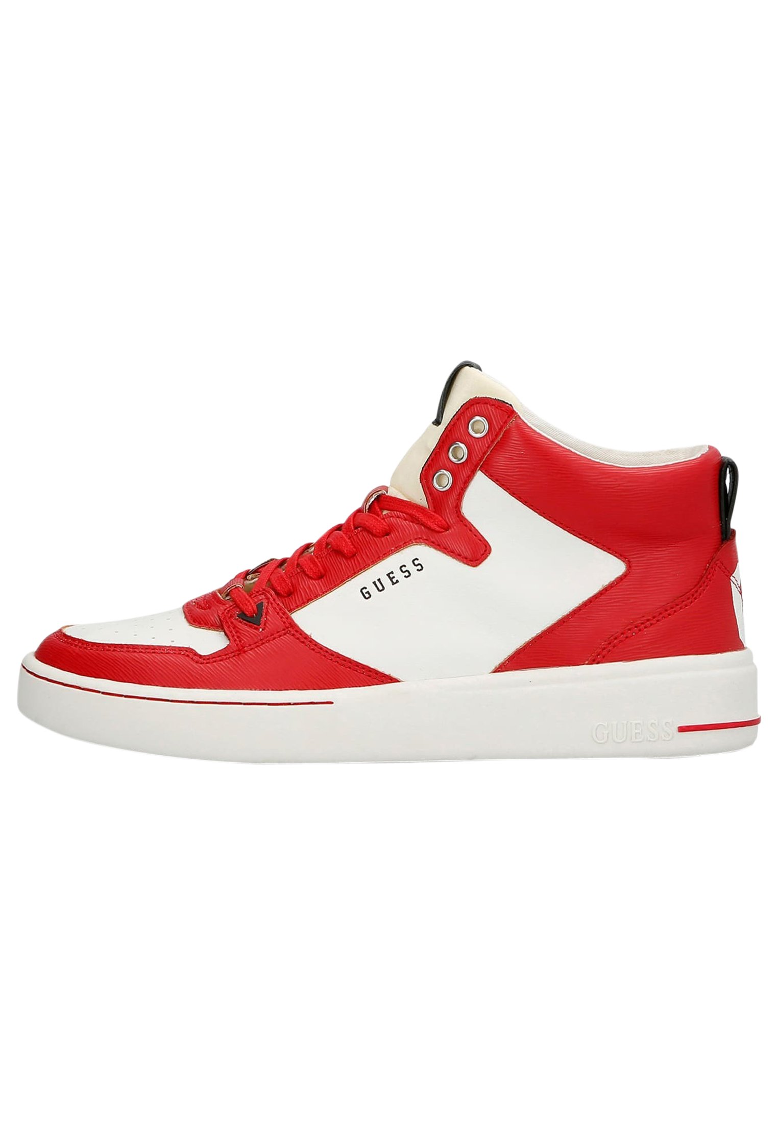 Guess Sneakers hoog - mehrfarbig, weiß/wit - Zalando.nl