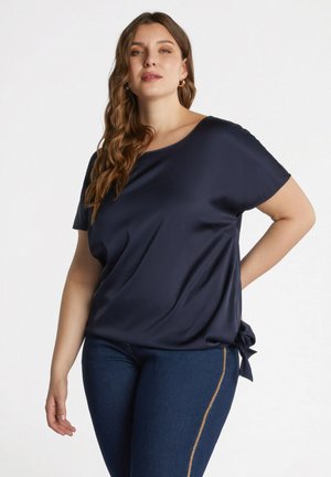 CON NODO - Blouse - blu