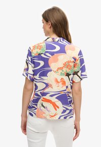 Superdry & Co VINTAGE BEACH RESORT - Blusa - ryusui blue